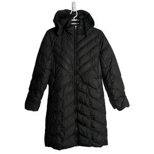 Patagonia Women's Black Down With It Parka Hooded Jacket